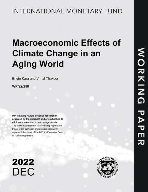 Book cover of Macroeconomic Effects of Climate Change in an Aging World