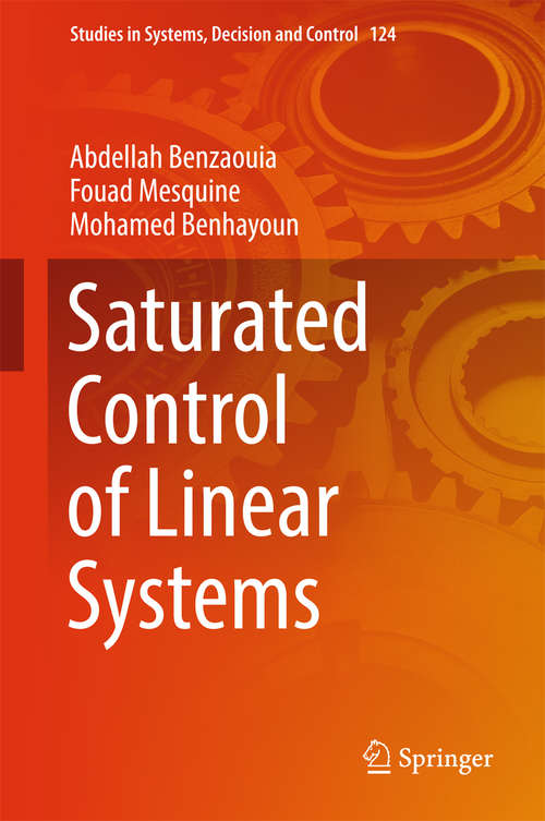 Book cover of Saturated Control of Linear Systems
