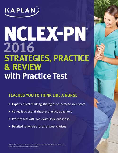 Book cover of NCLEX-RN 2016 Strategies, Practice and Review with Practice Test