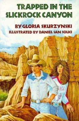 Book cover of Trapped in the Slickrock Canyon