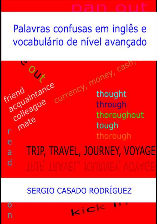Book cover of Palavras confusas em inglês e vocabulário de nível avançado