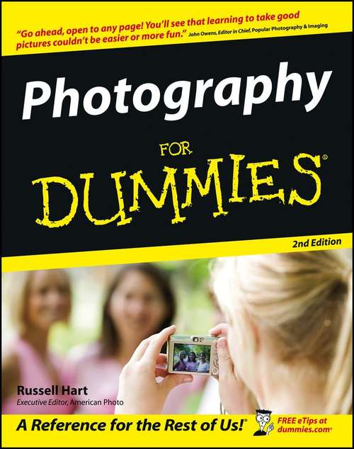 Book cover of Photography For Dummies