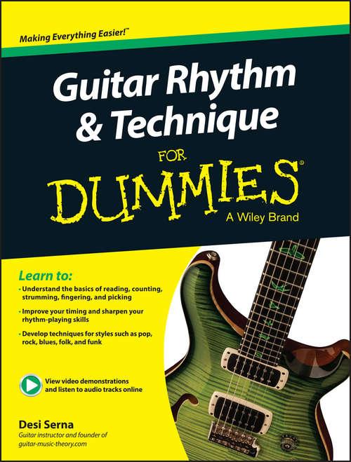 Book cover of Guitar Rhythm and Technique For Dummies
