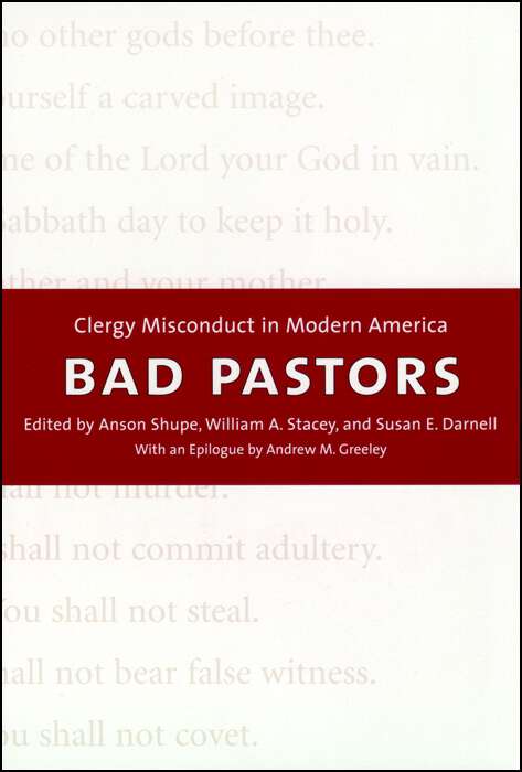 Book cover of Bad Pastors