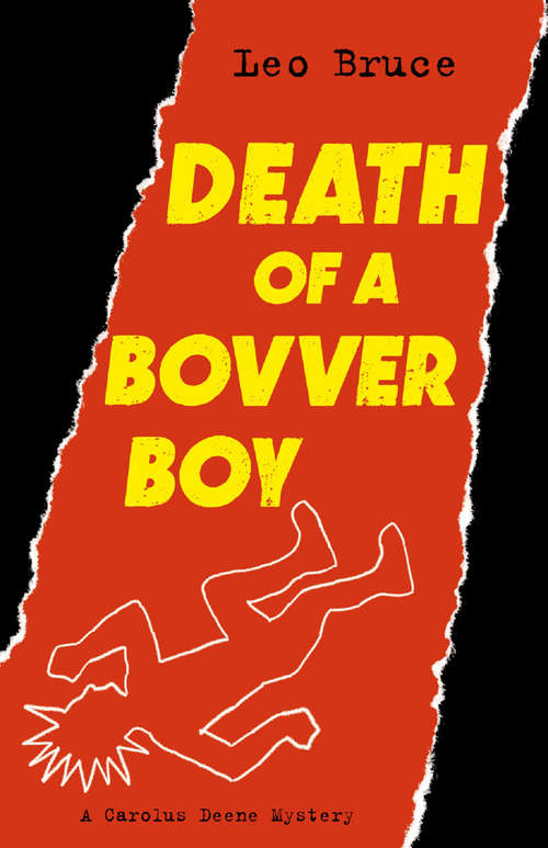 Book cover of Death of a Bovver Boy: A Carolus Deene Mystery
