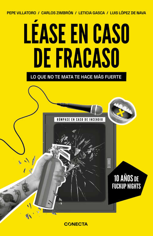 Book cover of Léase en caso de fracaso: Lo que no te mata te hace mas fuerte