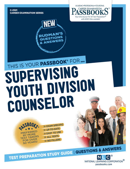Book cover of Supervising Youth Division Counselor: Passbooks Study Guide (Career Examination Series)