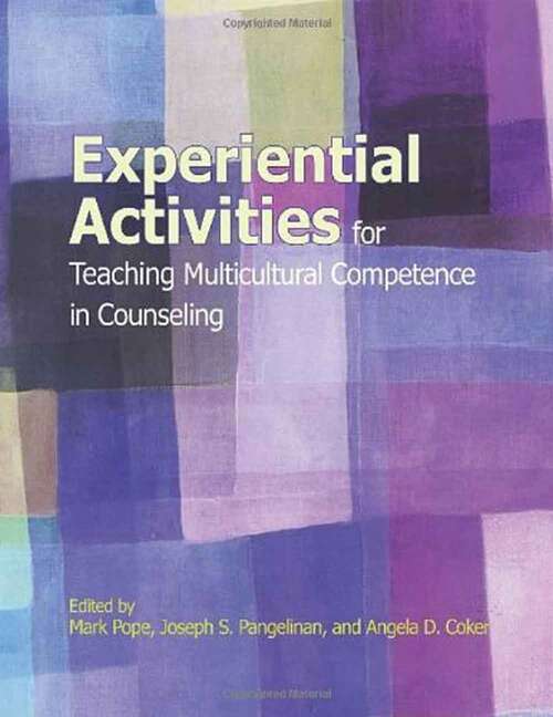 Book cover of Experiential Activities For Teaching Multicultural Competence In Counseling