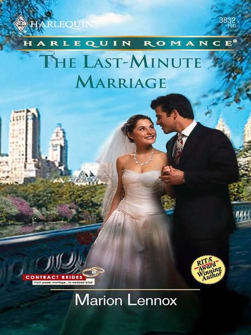 Book cover of The Last-Minute Marriage