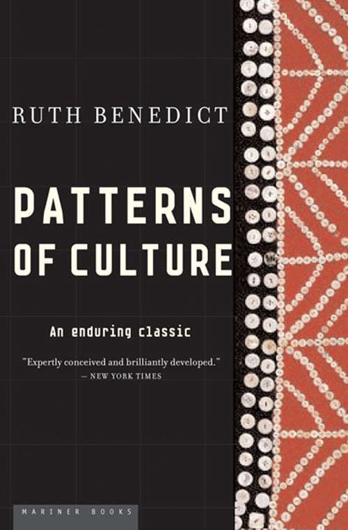 Book cover of Patterns of Culture
