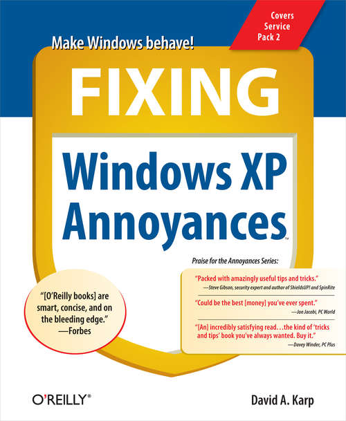 Book cover of Fixing Windows XP Annoyances