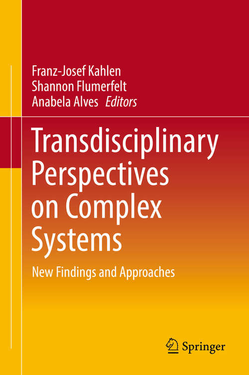 Book cover of Transdisciplinary Perspectives on Complex Systems