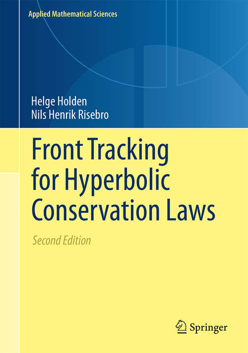 Book cover of Front Tracking for Hyperbolic Conservation Laws