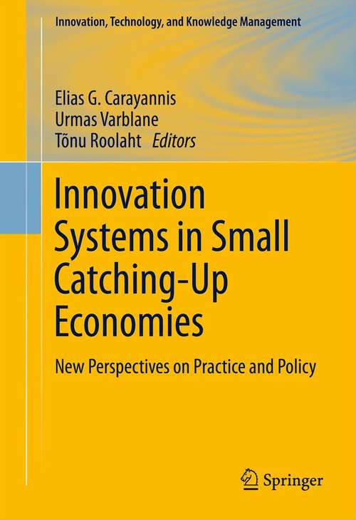 Book cover of Innovation Systems in Small Catching-Up Economies