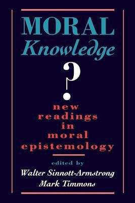 Book cover of Moral Knowledge? New Readings in Moral Epistemology