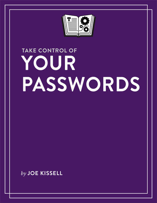 Book cover of Take Control of Your Passwords