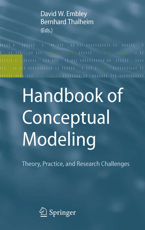 Book cover of Handbook of Conceptual Modeling