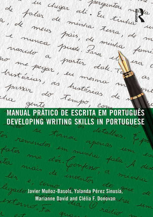 Book cover of Manual prático de escrita em português: Developing Writing Skills in Portuguese (Developing Writing Skills)