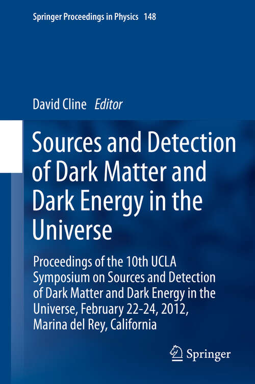 Book cover of Sources and Detection of Dark Matter and Dark Energy in the Universe