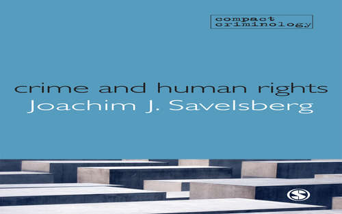 Book cover of Crime and Human Rights