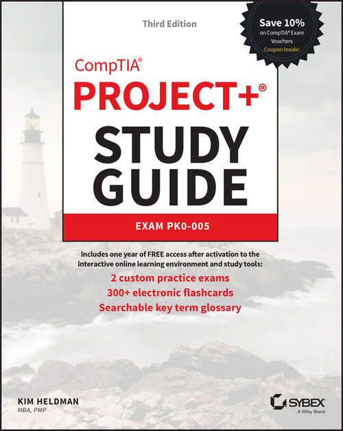 Book cover of CompTIA Project+ Study Guide: Exam PK0-005