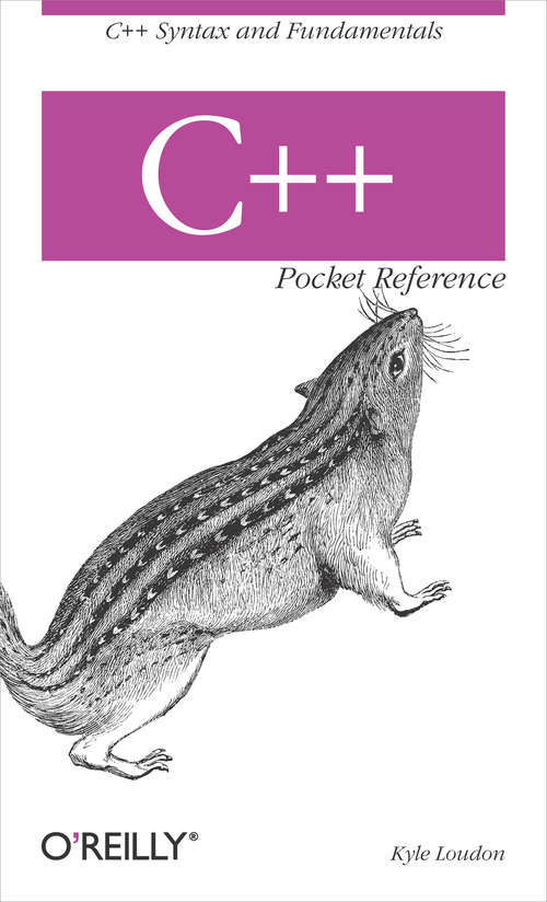 Book cover of C++ Pocket Reference: C++ Syntax and Fundamentals