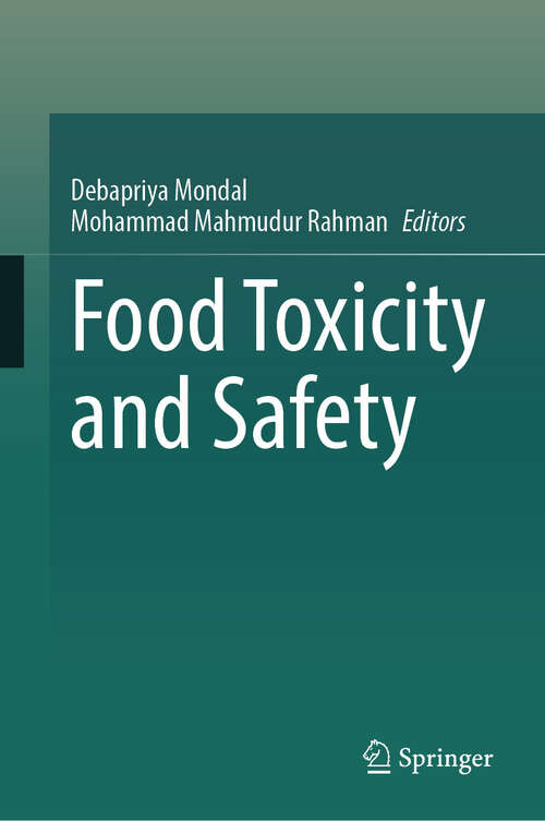 Book cover of Food Toxicity and Safety