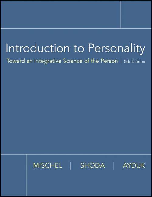 Book cover of Introduction to Personality: Toward an Integrative Science of the Person
