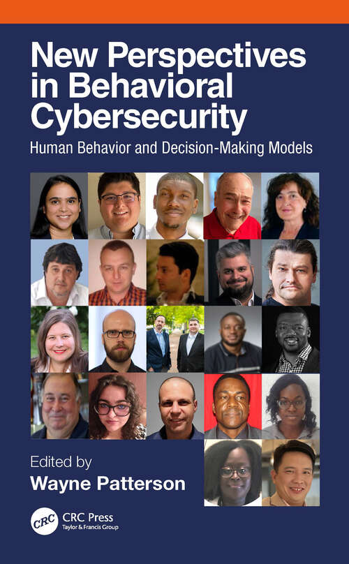 Book cover of New Perspectives in Behavioral Cybersecurity: Human Behavior and Decision-Making Models