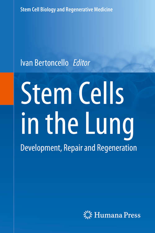 Book cover of Stem Cells in the Lung
