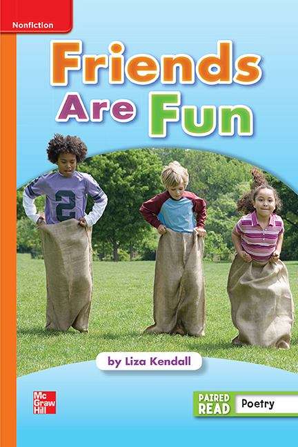 Book cover of Friends Are Fun [Approaching Level, Grade 1]