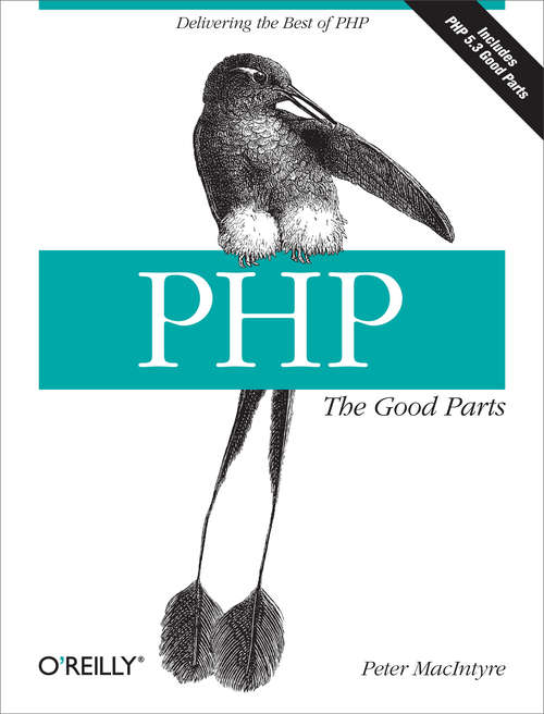 Book cover of PHP: The Good Parts