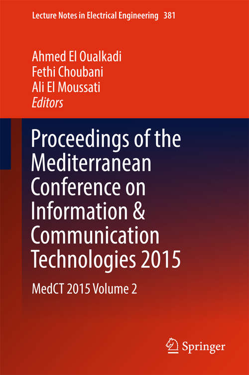 Book cover of Proceedings of the Mediterranean Conference on Information & Communication Technologies 2015