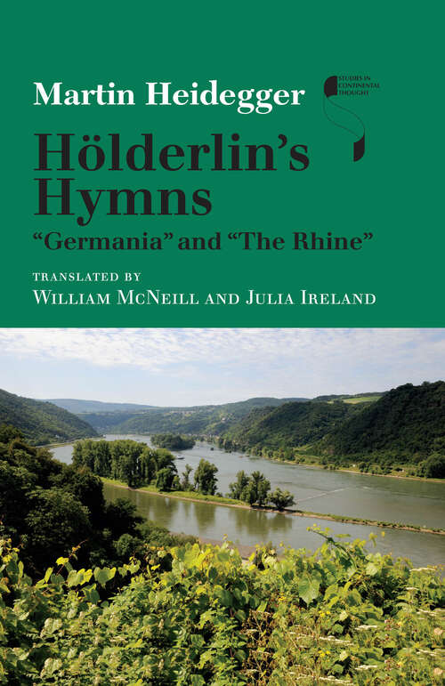 Book cover of Hölderlin's Hymns "Germania" and "The Rhine"