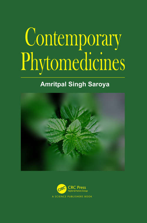Book cover of Contemporary Phytomedicines