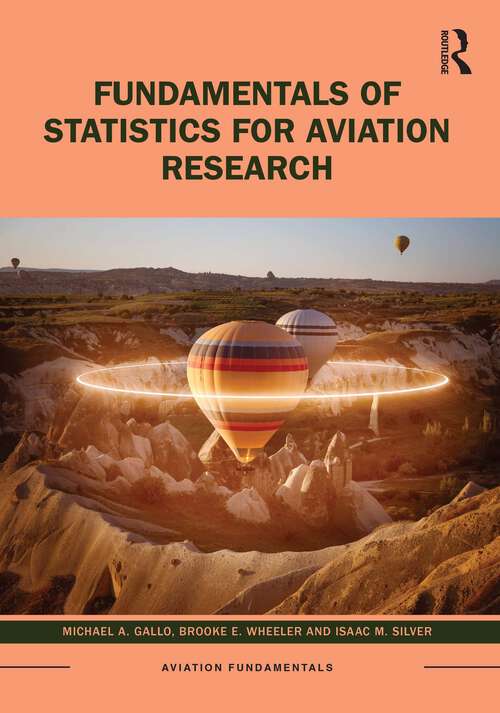 Book cover of Fundamentals of Statistics for Aviation Research (Aviation Fundamentals)