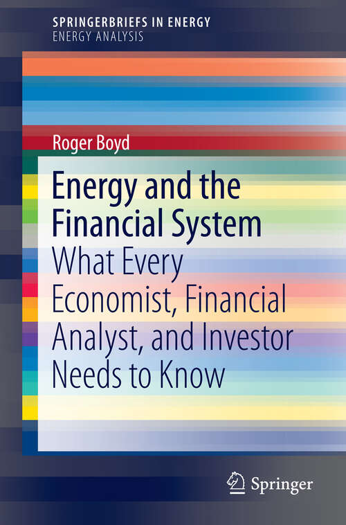 Book cover of Energy and the Financial System