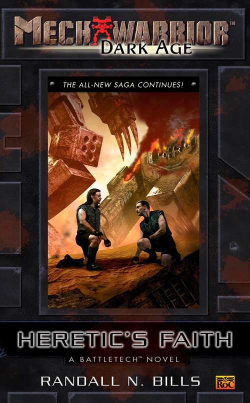 Book cover of Mechwarrior: Heretic's Faith (Dark Age #17) (Battletech Novel)