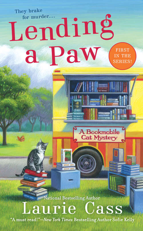 Book cover of Lending a Paw (Bookmobile Cat Mysteries #1)