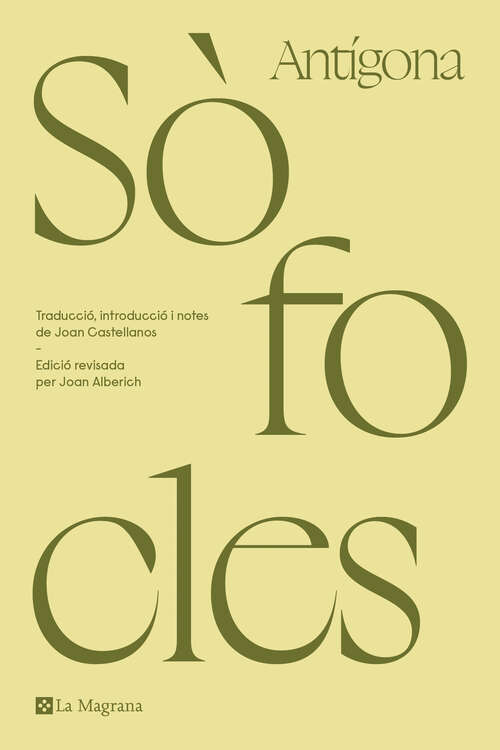 Book cover of Antígona