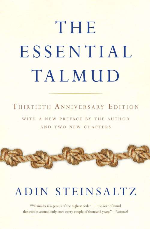 Book cover of The Essential Talmud