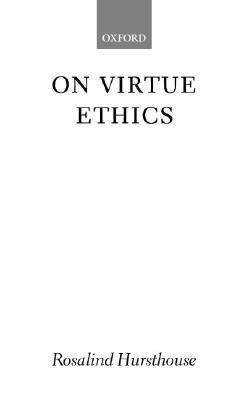 Book cover of On Virtue Ethics