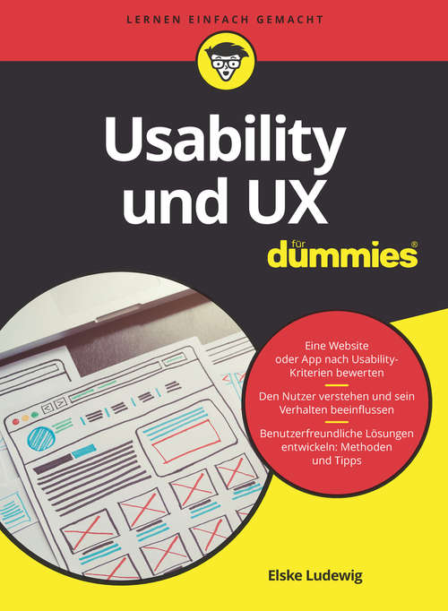 Book cover of Usability und UX für Dummies (Für Dummies)