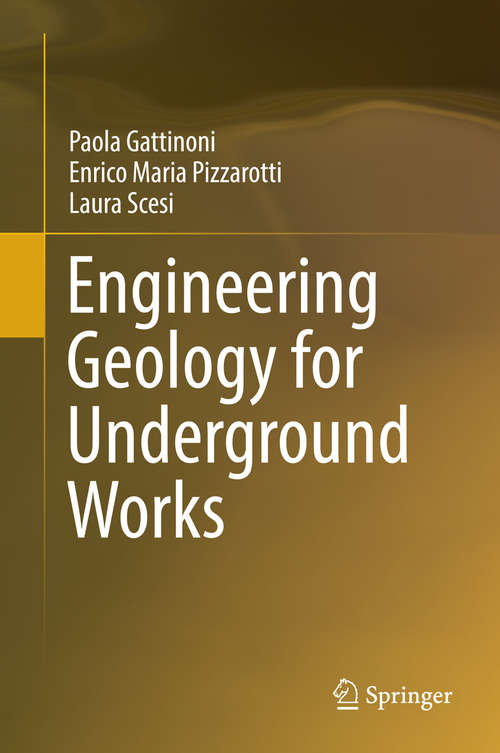 Book cover of Engineering Geology for Underground Works