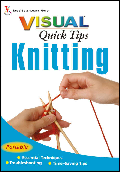 Book cover of Knitting VISUAL Quick Tips