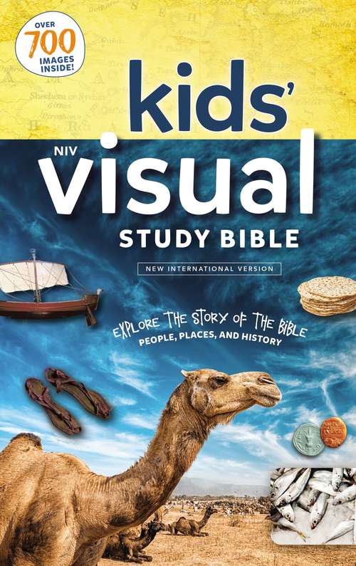 Book cover of NIV Kids' Visual Study Bible, Full Color Interior: Explore the Story of the Bible---People, Places, and History