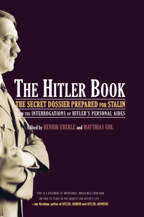 Book cover of The Hitler Book