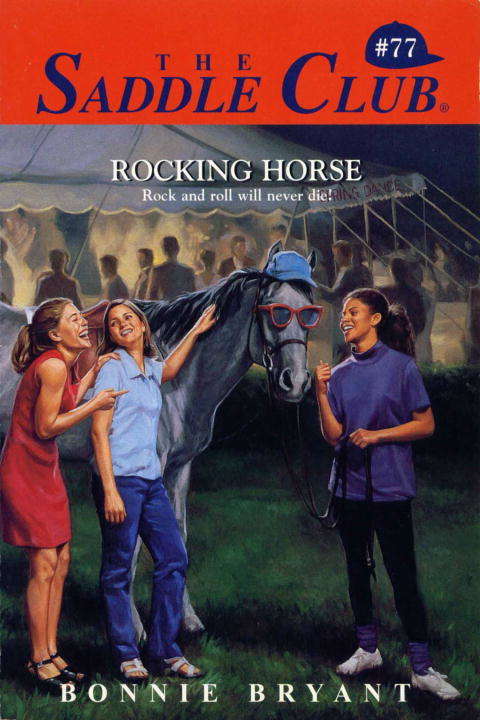 Book cover of Rocking Horse (Saddle Club #77)