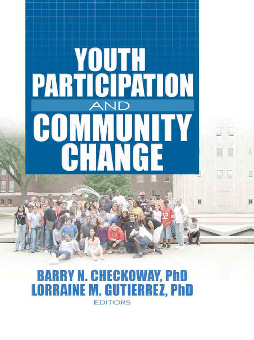 Book cover of Youth Participation and Community Change