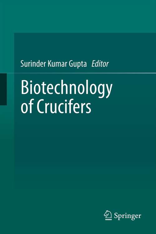 Book cover of Biotechnology of Crucifers
